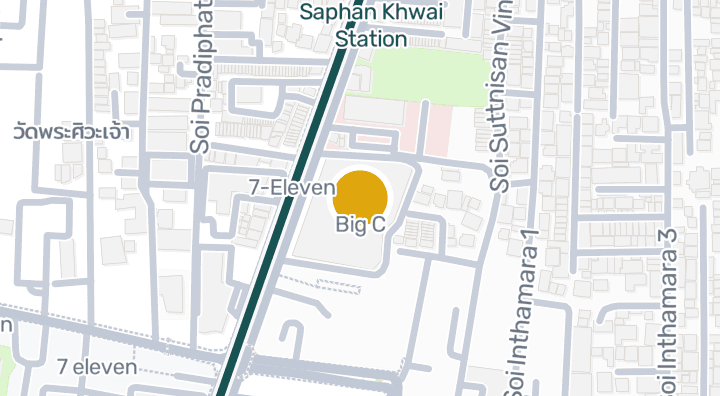 Map showing Big C