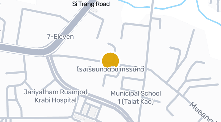 Map showing โรงเรียนกวดวิชากรรษ์กวี