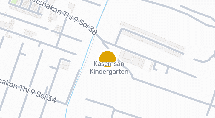 Map showing Kasemsant Kindergarten