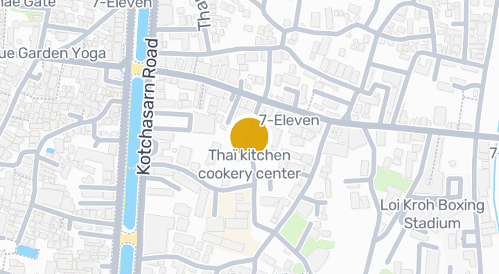 显示Thaï kitchen cookery center的地图