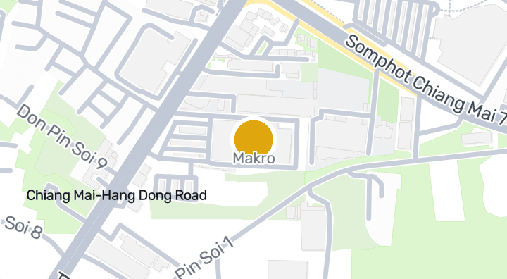 Map showing Makro