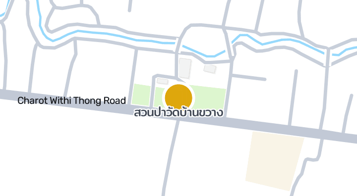 แผนที่แสดงสวนป่าวัดบ้านขวาง