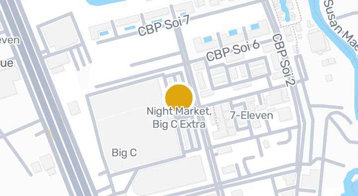Map showing Night Market, Big C Extra