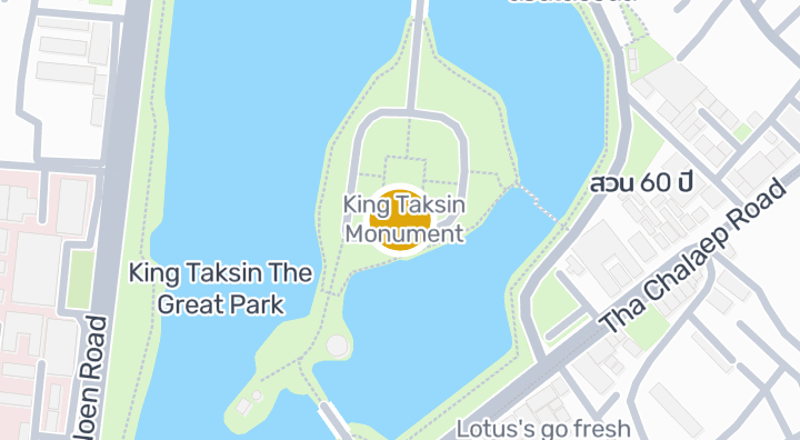 Map showing ทุ่งนาเชย