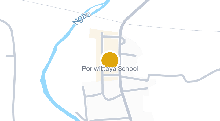 แผนที่แสดงโรงเรียนปอวิทยา