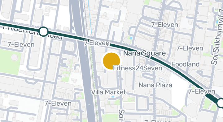 Map showing Ploenchit Center