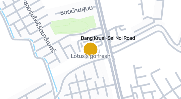 显示Lotus's go fresh的地图
