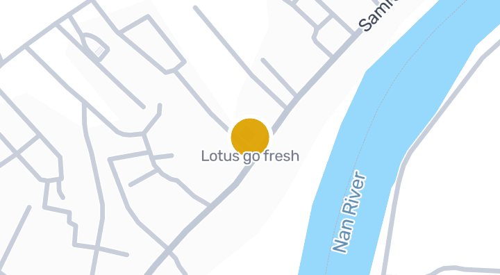 แผนที่แสดงLotus go fresh