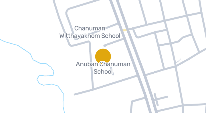 แผนที่แสดงโรงเรียน อนุบาลชานุมาน