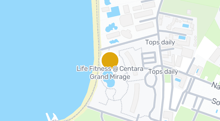 显示Life Fitness @ Centara Grand Mirage的地图