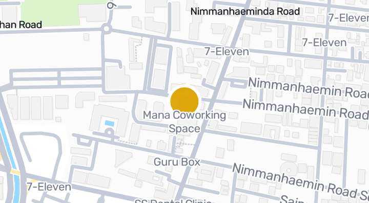 显示Mana Coworking Space的地图