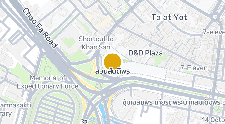 Map showing สวนสันติพร