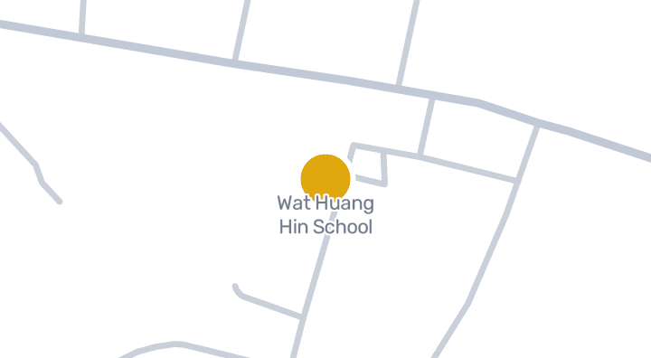 显示Wat Huang Hin School的地图