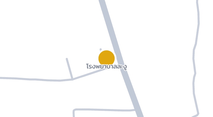 แผนที่แสดงโรงพยาบาลละงู