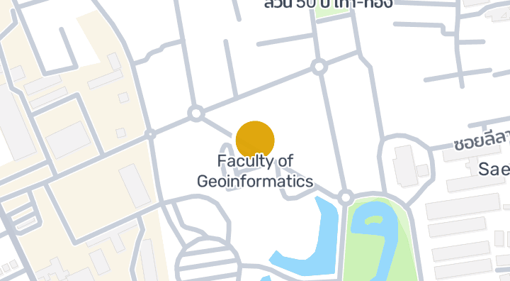显示Faculty of Geoinformatics的地图