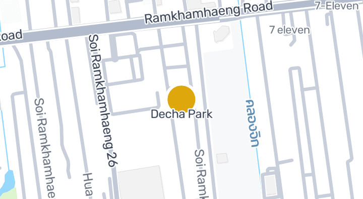 Map showing Decha Park