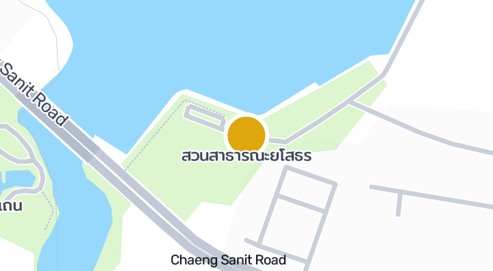 แผนที่แสดงสวนสาธารณะยโสธร
