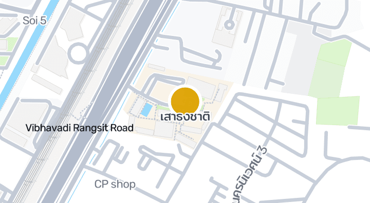 显示เสาธงชาติ的地图