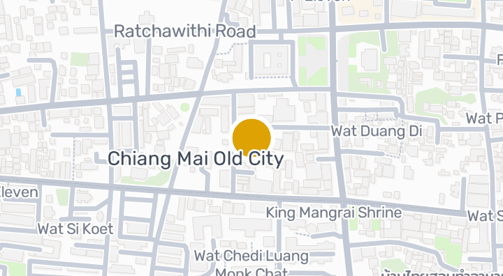Map showing อนุบาลพรรณี