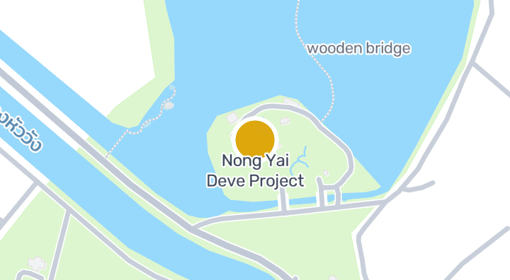 แผนที่แสดงNong Yai Deve Project