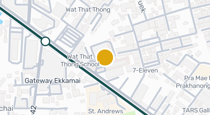 Map showing โรงพยาบาลสุขุมวิท