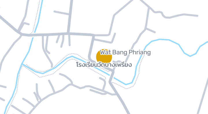 แผนที่แสดงโรงเรียนวัดบางเพรียง