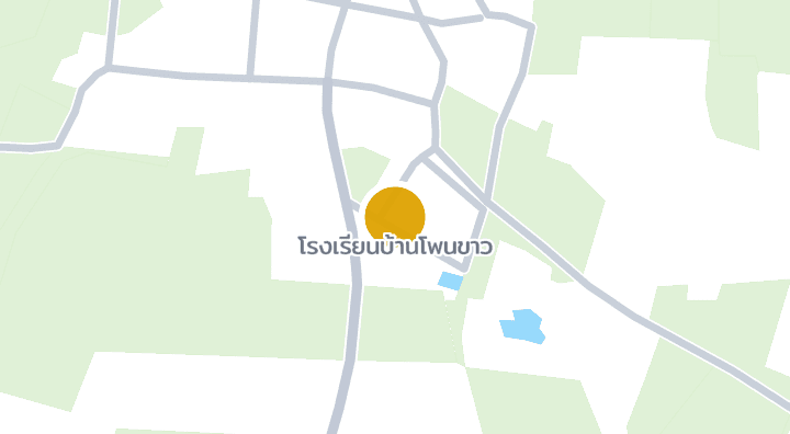 Map showing โรงเรียนบ้านโพนขาว