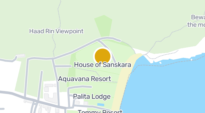 แผนที่แสดงHouse of Sanskara