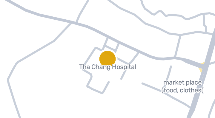 แผนที่แสดงโรงพยาบาลท่าฉาง