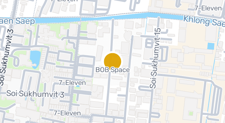 แผนที่แสดงBOB Space