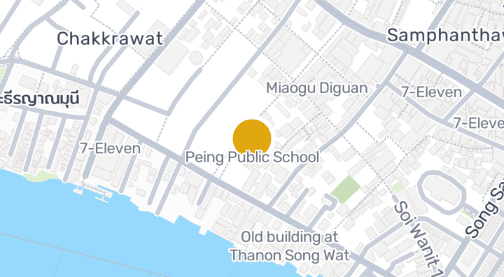 显示培英學校的地图
