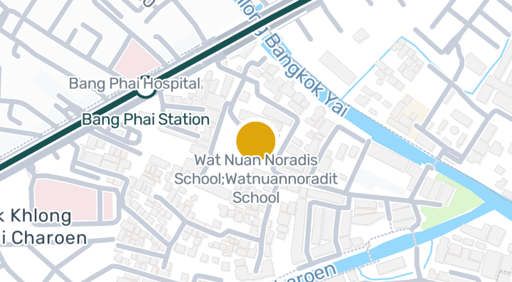 显示Wat Nuan Noradis School;Watnuannoradit School的地图