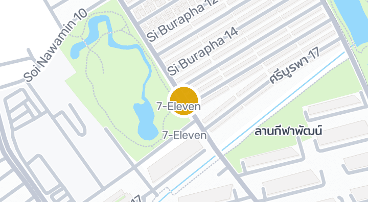 Map showing Tesco Extra