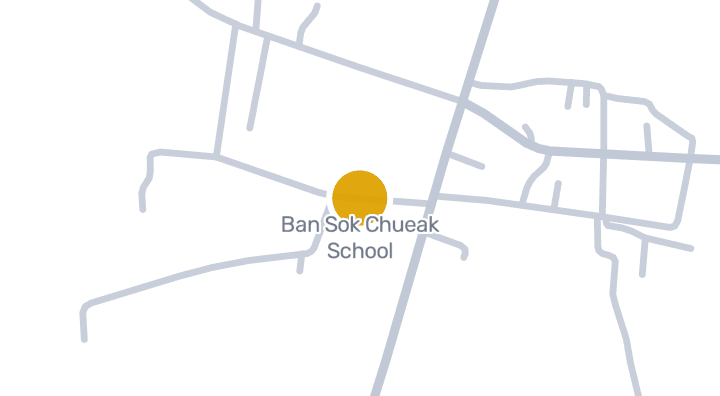 Map showing Ban Sok Chueak School