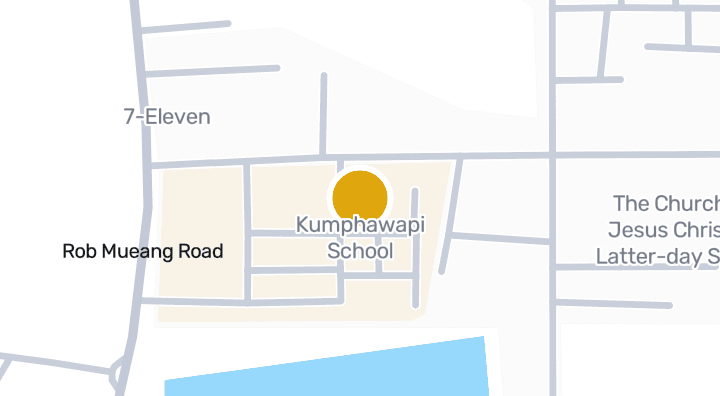 แผนที่แสดงโรงเรียนกุมภวาปี