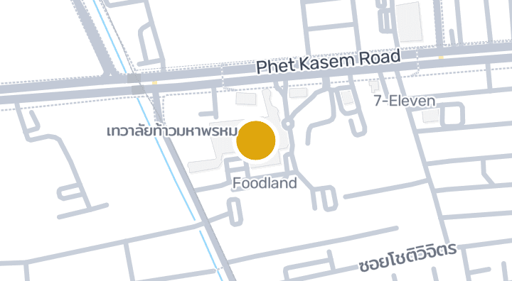 แผนที่แสดงVictoria Gardens