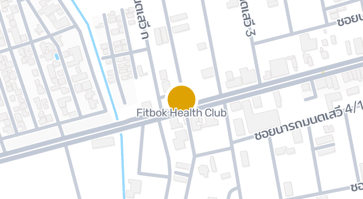 显示Fitbok Health Club的地图