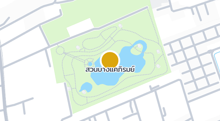 แผนที่แสดงสวนบางแคภิรมย์
