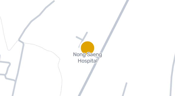 Map showing Nong Saeng Hospital