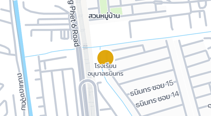 Carte montrant โรงเรียน อนุบาลธนินทร