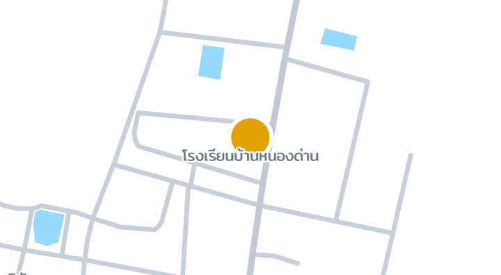 Map showing โรงเรียนบ้านหนองด่าน