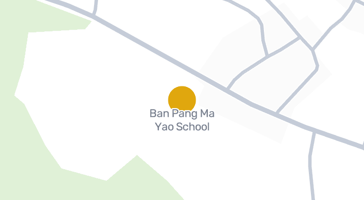Map showing Ban Pang Ma Yao School