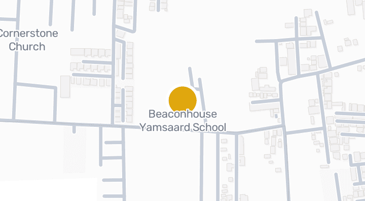 แผนที่แสดงโรงเรียนบีคอนเฮาส์ แย้มสอาดหัวหิน