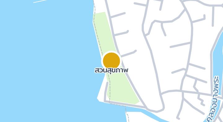 显示สวนสุขภาพ的地图