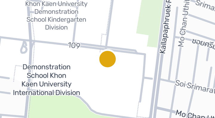 显示Khon Kaen University Demonstration Elementary School的地图