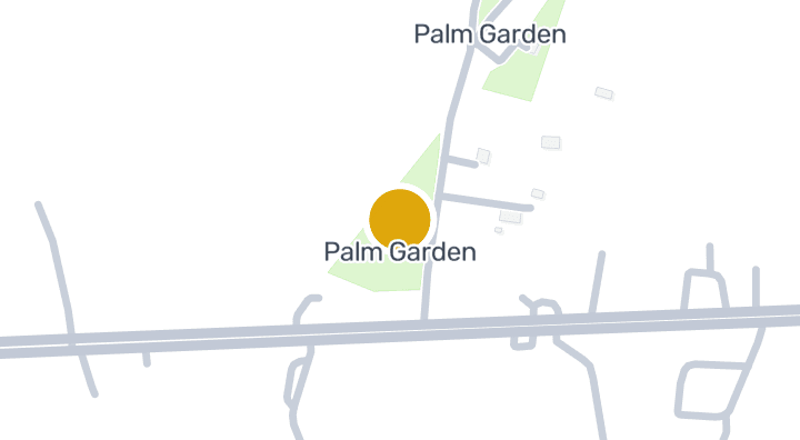 แผนที่แสดงPalm Garden