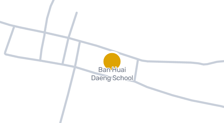 แผนที่แสดงโรงเรียน บ้านห้วยแดง