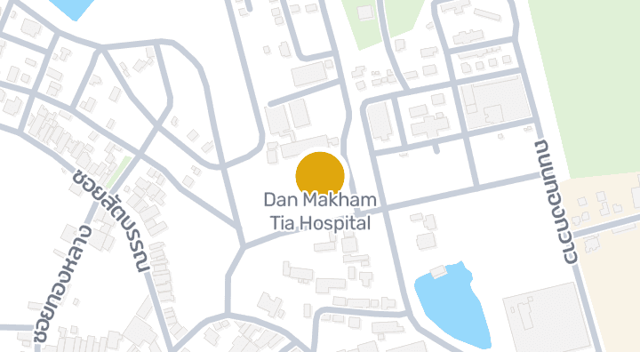 Carte montrant Dan Makham Tia Hospital