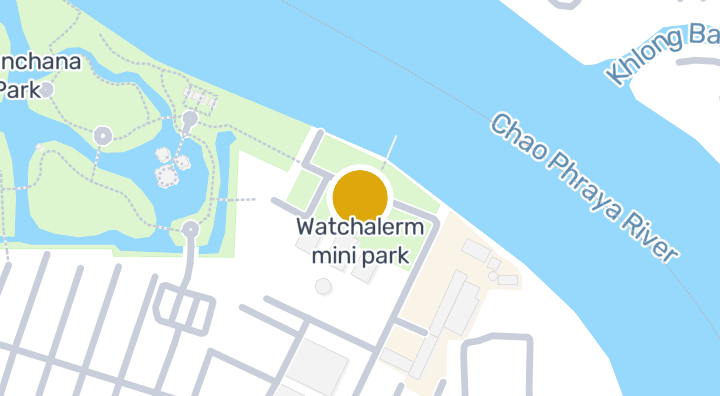 显示Watchalerm mini park的地图
