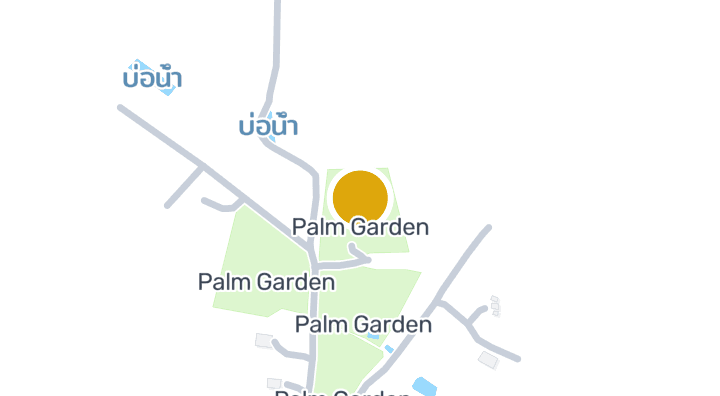 Map showing Palm Garden